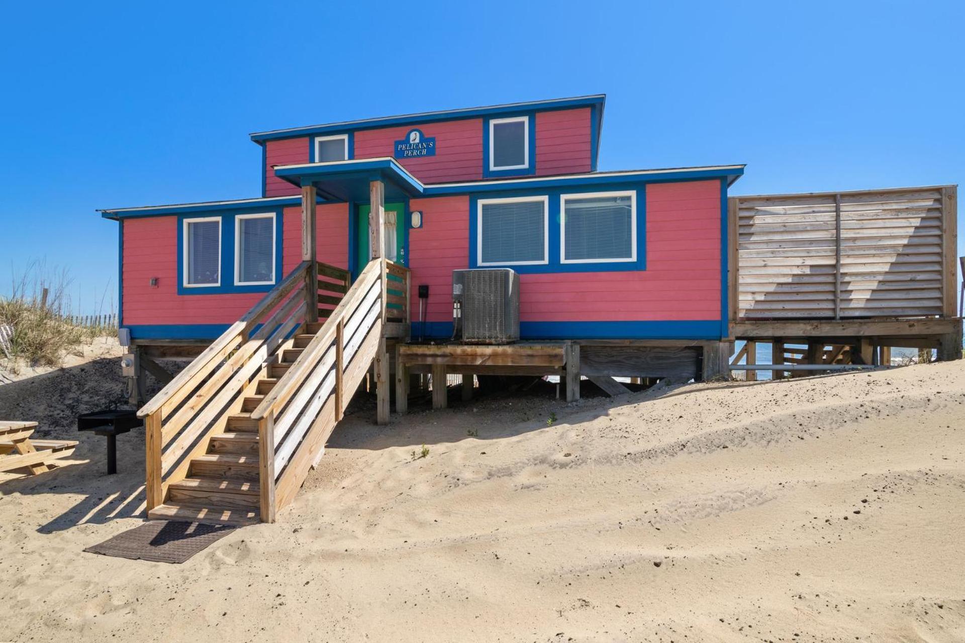 4102 Pelicans Perch: The Iconic Obx Oceanfront Kitty Hawk Exteriör bild