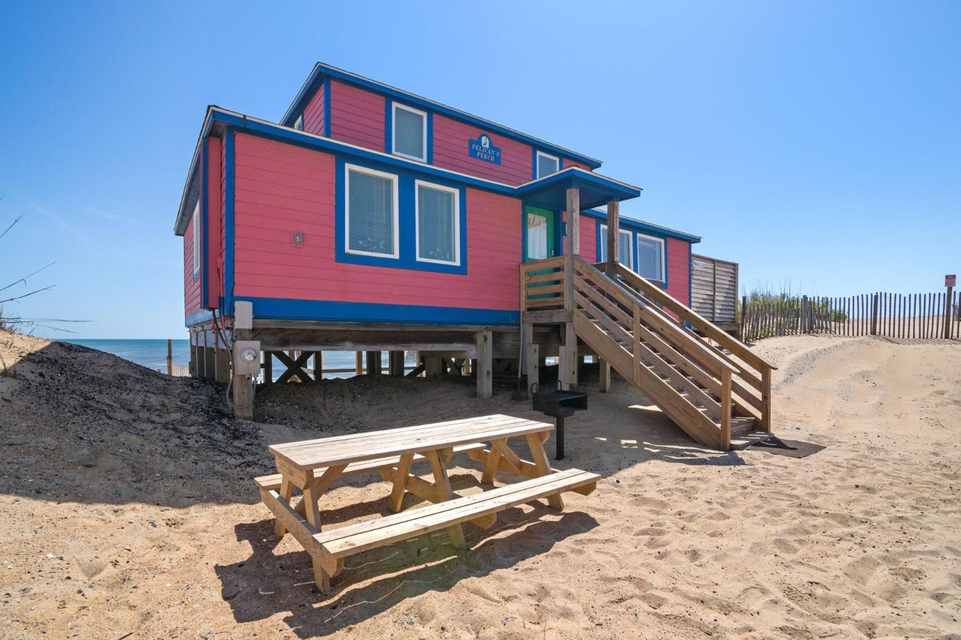4102 Pelicans Perch: The Iconic Obx Oceanfront Kitty Hawk Exteriör bild