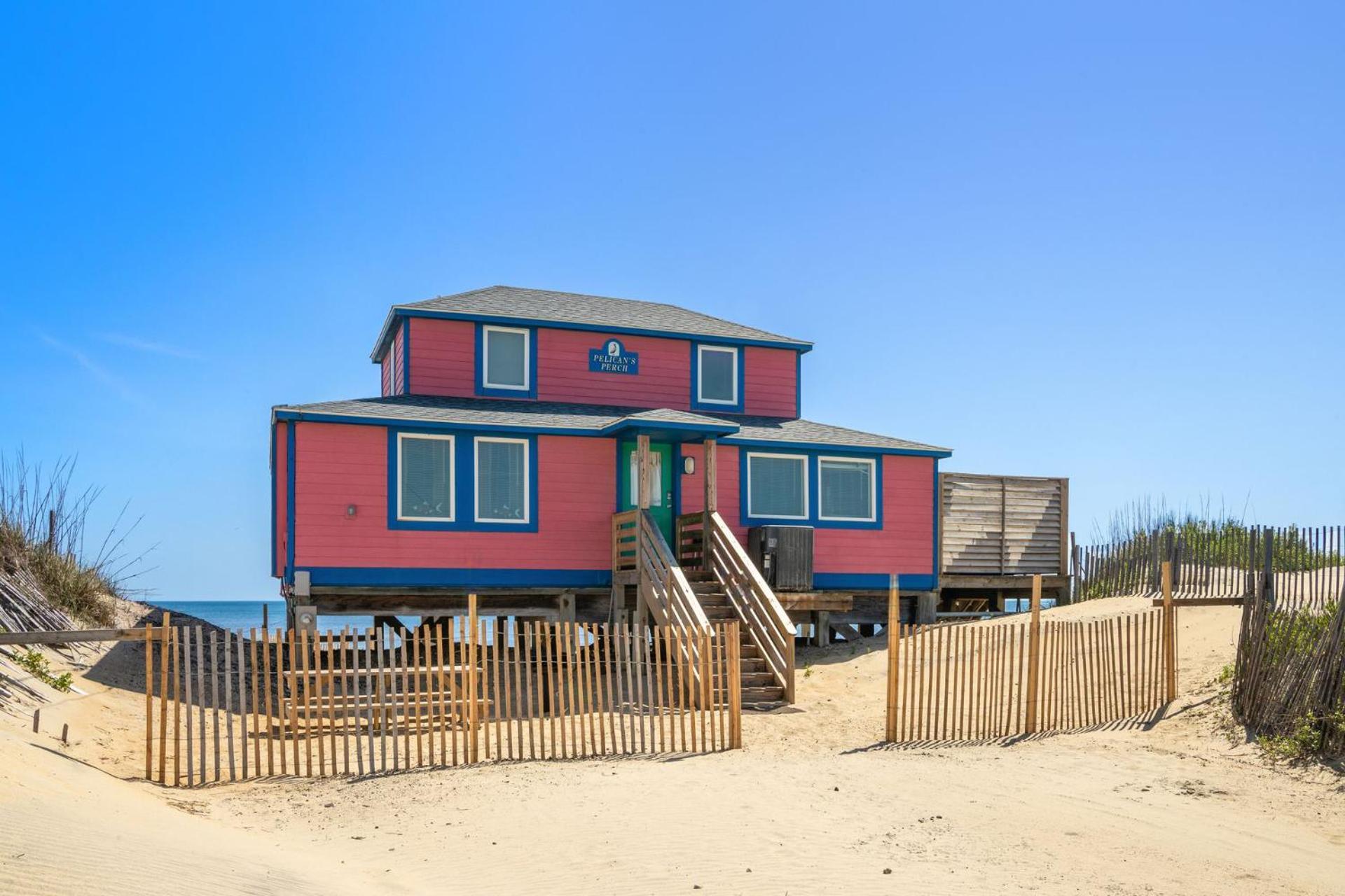 4102 Pelicans Perch: The Iconic Obx Oceanfront Kitty Hawk Exteriör bild