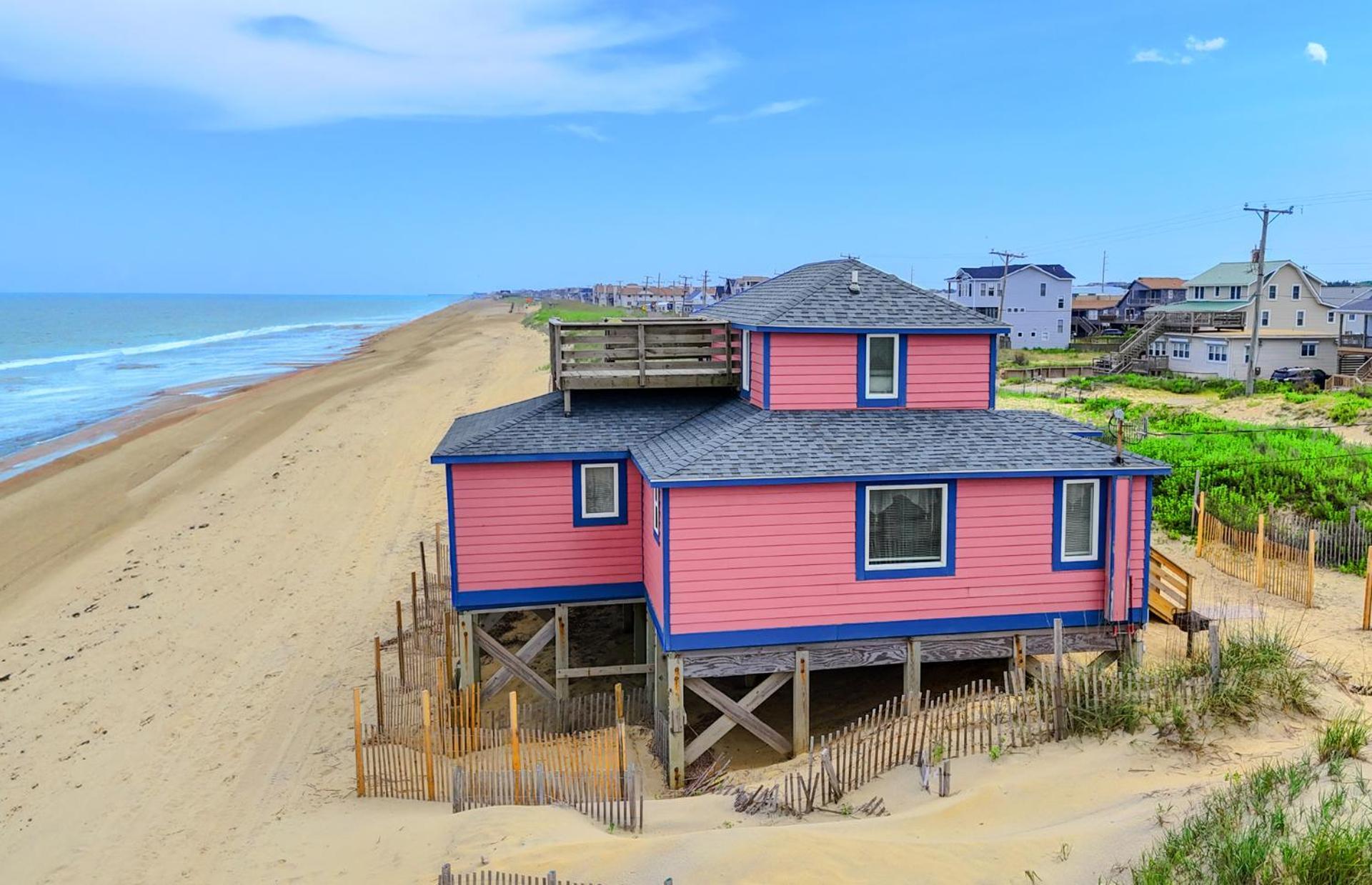 4102 Pelicans Perch: The Iconic Obx Oceanfront Kitty Hawk Exteriör bild