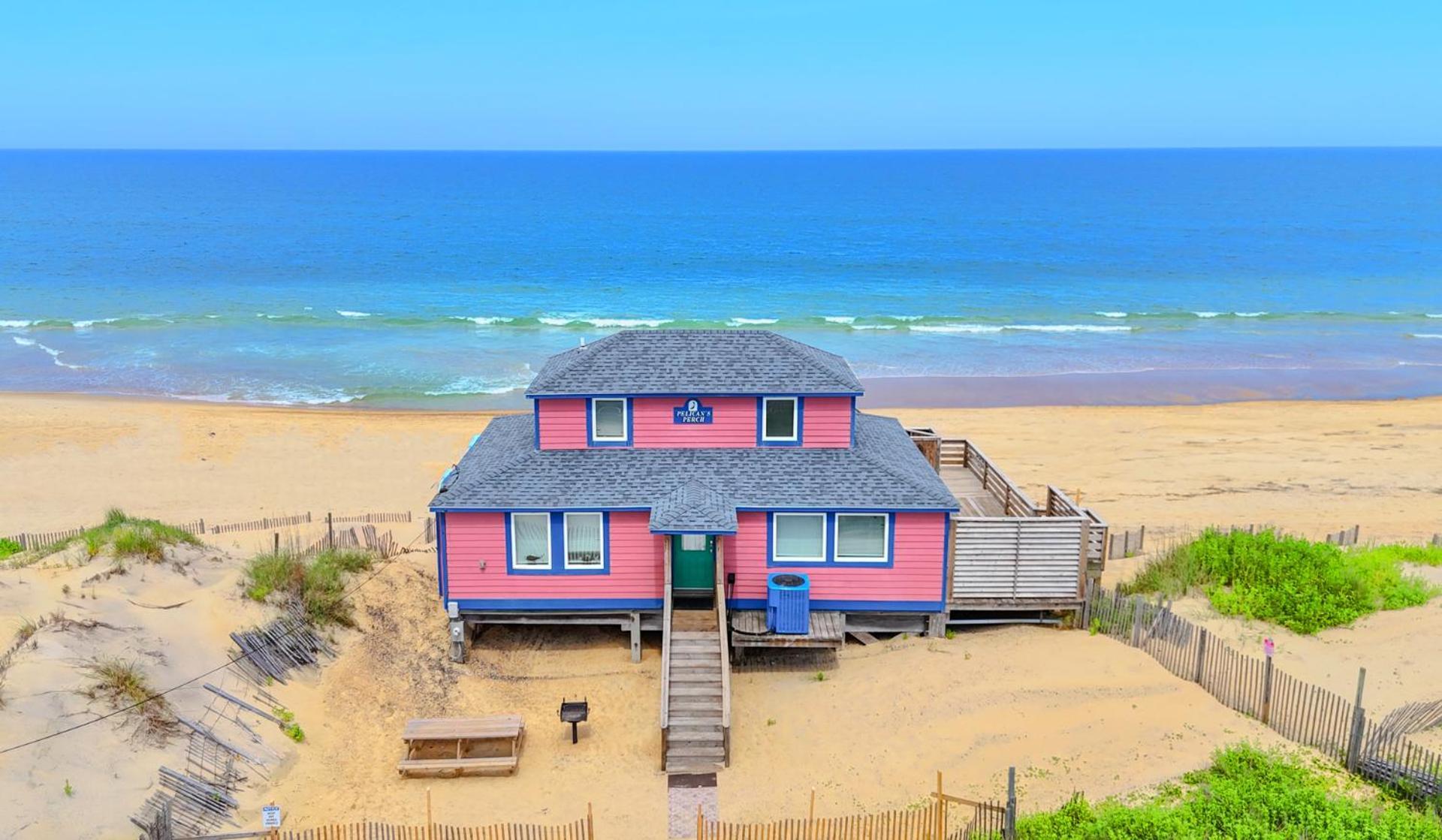 4102 Pelicans Perch: The Iconic Obx Oceanfront Kitty Hawk Exteriör bild
